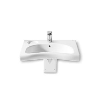 Lavabo mural de porcelana para personas con movilidad reducida blanco 70x57cm Meridian Roca