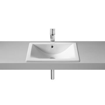 Lavabo de bajo encimera blanco 50x38cm Diverta Roca