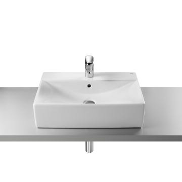 Lavabo sobre encimera blanco 60x44cm Diverta Roca