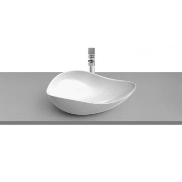 Lavabo de sobre encimera fineceramic blanco 54x37cm Ohtake Roca