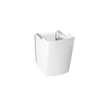 Semipedestal para lavabo de porcelana blanco 230x360 Hall Roca