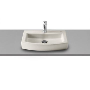 Lavabo de sobre encimera blanco 52x44cm Hall Roca