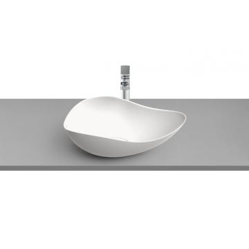 Lavabo de sobre encimera fineceramic blanco mate 54x37cm Ohtake Roca