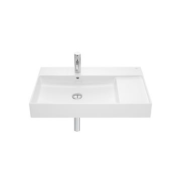 Lavabo con fineceramic de sobre encimera 800x490 Inspira Roca