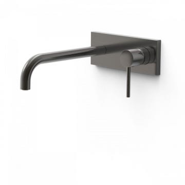 Grifo de lavabo Tres Study-Exclusive Negro Metalizado Cepillado 26230012KMB