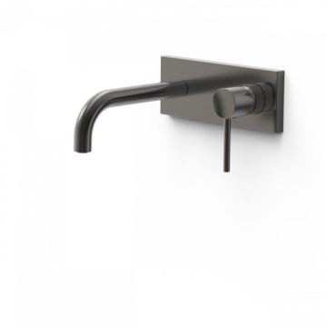 Grifo de lavabo Tres Study-Exclusive Negro Metalizado Cepillado 26230011KMB